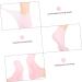 FRCOLOR 1 Pair Sock Foot Birth Control Wallet Lotion Dry Cracked Gel Moisturizing Gel Booties Spa Knee Scooter Pad Silicone Gel Skin Rejuvenate Sebs Vitality Pillow Women's Pink 22X8.5X1cm - Buy Online on GoSupps.com