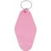 Nwsrayu 10pcs Blank Vintage Motel Keychains Bulk - Pink Vinyl HTV Printing DIY Keychain Tags - Buy Online on GoSupps.com