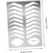 Mipcase Brow Mold Eyebrow Template Mold Eyebrow Practice Stencil Eyebrow Shaping Stencil Make up Lip Makeup - Buy Online on GoSupps.com
