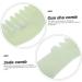 Frcolor Jade Comb Set - Scalp & Facial Massage Tools for Deep Relaxation & Gua Sha Therapy - Buy Online on GoSupps.com