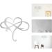 Yardenfun 2 Pcs Wrought Iron Heart Pendant Vintage Signs Love Sign Wall Art Wedding Sign Hollow Pendant Silver - Buy Online on GoSupps.com