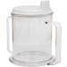 JIAHG Leak-Proof Soil Drinking Cups for Seniors | Beak Cups with Handles for Adults | Special Aid for Care | White Two-Handled Batch Cups - Buy Online on GoSupps.com