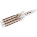 3 Barrel Hair Curler Wavy Curling Wand Stainless Steel Bracket Long Lasting 100 240V for Daily Work Styling (US Plug) - Buy Online on GoSupps.com