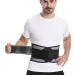 Breathable Double Train Lumbar Support Belt - Pain Relief for Men & Women | Fitness & Sport - XXL Size - Buy Online on GoSupps.com