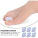 24 pcs Silicone Toe Spacers for Hallux Ectropion Calluses - Bunion Straightener Tools - Buy Online on GoSupps.com
