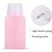 Portable Refillable Pump Dispenser Bottle Nail Art Polish Makeup Remover Lotion Container for Nail Varnish Remover & Makeup Remover Nail Art Tool (Square Pink) - Buy Online on GoSupps.com