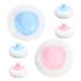 Kisangel 6pi ces Houppette Poudre pour Outils de Maquillage Doux Applicateur de Poudre Compacte pour Corps Visage