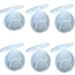 Mxrfactory dentures pebble gel natural tones instant veneers provisional teeth reusable upper and lower snap bit teeth comfortable fit smile for bad teeth men women 6pairs