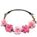 Lankater Floral Headband Garland Floral Crown Flower Halo Floral Headpiece Hair Wreath Wedding Festival Party Photos Accessories - Buy Online on GoSupps.com