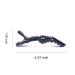 12 Professional Black Hair Clips - 12-Pack Hairdresser Crocodile Clamps Plastic Styling Clips for Hair Care & Styling - Buy Online on GoSupps.com