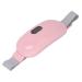 Menstruation heating pillows USB charging menstrual heating pillows adapted portable belt heating pillows for cramps (pink) Other postnatal care