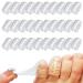 GROVL 30Pcs Silicone Anti-Friction Toe Protector Breathable Toe Caps Clear Pinky Toe Cover Protector with Holes for Women Men Toe Protector Silicone for Cushions Ingrown Toenails Calluses Blisters.