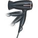 Beurer Style Pro HC25 Travel Hair Dryer - Dual Voltage Lightweight Portable Hairdryer (1200/1600 Watts) - Ion Function & Overheat Protection - Gold/Black - Buy Online on GoSupps.com