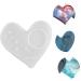 NUOBESTY 3pcs Silicone Molds Creative Stand DIY Cup Mold Epoxy Shape Crystal Heart Mug Whitex3pcs 13.6X13CMx3pcs - Buy Online on GoSupps.com
