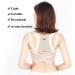DFHBFG Invisible Back Brace - Adjustable Posture Corrector & Shoulder Support for Women (Large-XL) - International Shipping Available - Buy Online on GoSupps.com