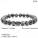 5 Anti-Fear Smoking Cessation Bracelets - Magnetic Therapy Chakra Bracelet for Men & Women - 8mm Natural Stone Halbedelstein Pearl Gift - Buy Online on GoSupps.com