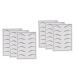 FOMIYES 2pcs Eye Brow Practice Skin Eyebrow Practice Skin Eyebrow Microblading Eyebrows