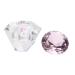 POPETPOP 1pc Nail Art Crystal Cup Nail Powder Dish Nail Dappen Dish Glass Containers with Lids Nail Monomer Liquid Bowl Nail Art Stand Nail Art Liquid Cup White Crystal Acrylic Cup Bowl 5.5x5.5cm Pink