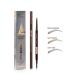 Music Flower Teardrop Tip Eyebrow Pencil - Soft Grey, Long Lasting Dual Ended Brow Pen - Buy Online on GoSupps.com