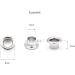 CRAFTMEMORE 4MM Gunmetal Grommets Eyelets 100PCS for Shoes, Bead Cores, Clothes - Ideal for Leather, Canvas - Buy Online on GoSupps.com