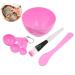 4-in-1 Face Mask Mixing Bowl Set - DIY Tool Kit with Silicone Brush & Bowl for Face Care (Pink) | International Shipping Available - Buy Online on GoSupps.com