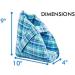 Comfort Finds Foot Pillows Heel Protectors - Effective Heel Cushions for Pressure Sore Relief, Ideal for Swollen Feet - One Pair, Plaid - Buy Online on GoSupps.com