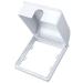 1 Pcs UK Socket Cover Box for Baby Pet Safety 86 Type Self-Adhesive Plug Socket Cover Electrical Outlet Plug Cover Box with Waterproof Splashes - Home Safety Wall Switch Protector Cover (White)