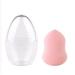 Makeup Sponge Makeup Sponge Puff Egg Microfiber Face Sponge Face Foundation Concealer Cosmetic Powder Sponge Makeup Sponge Holder(Pink-HL)