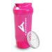 Protein Shaker drinking bottle 700ml - Fyra Lady Fitness Shaker - BPA free & leak -proof with sieve scale for creamy whey and BCCA booster - Gym Fitness cup for isolates and diet concentrates in pink