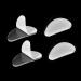 20 Pairs Silicone Nose Pads for Glasses Stick on Nose Pads D Shape Adhesive Nose Cushions for Eyeglasses Spectacle Reading Glasses Sunglasses Transparent - Buy Online on GoSupps.com