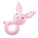 Garneck plush toys plush toy toys for early education ring shaker ring shaker toys with hand racele ring grab newborn pink