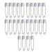 Diaper safety needles 5.3 cm diaper plastic pins durable head stainless steel ideal for terry squares and pre-folded diapers (24 pieces)