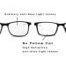 Mcoorn Reading Glasses with Blue Light Filter - Indestructible Flexible 2-Pack (Black 2.5x) - No Yellow Tint - Buy Online on GoSupps.com