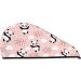 Super Absorbent Panda Flying Hair Towel Wrap - Microfiber Coral Velvet for Women | Quick Dry & Soft for Long Curly Thick Hair - Buy Online on GoSupps.com