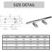 316 Stainless Steel 8-in Dock Cleats 2-Pack - Thorn Boat Cleat Open Base - Buy Online on GoSupps.com