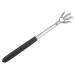 Greatangle Compact Telescopic Claw Stainless Steel Massager Back Scratcher 22-58cm Adjustable Back Scratcher Massage Hand Claw Black