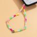 Handmade Colorful Mobile Phone Lanyard - Rainbow Fruit Wrist Strap for Women | Cute Polymer Clay Design - Buy Online on GoSupps.com