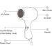 Ionic Hair Dryer Kids Hairdryer 3 Modes 3 Speeds Constant Temperature Overheat Safety Hair Care for Home Travel with Negative Ions Reducing Radiation Exposure and Adorable US Plug 110V - Buy Online on GoSupps.com
