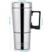 Portable 12V/24V Car Heating Cup | 300ml Stainless Steel Coffee Maker & Tea Pot | Outdoor Vehicle Water Bottle - Buy Online on GoSupps.com