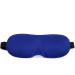 3D Contoured Luxury Blindfold Sleep Mask - Light Blocking Eye Blinder - Adjustable Strap - Royal Blue - For Men & Women - Soft & Comfortable - Travel & Shift Work - Buy Online on GoSupps.com