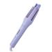 Travel Curling Iron 1.25 Inch Wand Curling Iron with 4 Temps Anti-Scald and Anti-Tangle Curling Iron Wand Purple