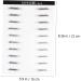 Housoutil 4 Sheets Pairs Adhesive Eyebrow Template Eyebrowsb Simulation Eyebrow 3d Artificial Eyebrow Stickers - Buy Online on GoSupps.com