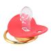 Personalized Bling Pacifier | Shiny Heart Shape Rhinestone Nipple | Perfect Newborn Gifts (Red) - Buy Online on GoSupps.com