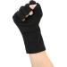 U V Gloves 1 Pair Nail Art Skin Care Fingerless Gloves Protect Hands from Outdoor Sun U V Light Harm(Black) - Buy Online on GoSupps.com