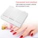 DEKAIM Nail Art Storage Box - Elegant White Container for Fake Nail Tips | Ideal Decorative Organizer - Buy Online on GoSupps.com