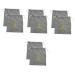 FOMIYES 8 Pcs Drawstring Storage Bag Fabric Hair Dryer Drawstring Bags Hair Dryer Travel Bag 25.00X22.00X0.50CMx4pcs Greyx4pcs