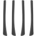 Buy perfk 4 Count Eyeglass Temple Tips | Durable Silicone Covers 69mm Lightweight & Comfortable - Black - Buy Online on GoSupps.com