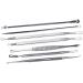 DRESSOOS 14 Pcs Blackhead Removal Tool Extractor Tools Comedone Extractor Blackhead Extractor Silver - Buy Online on GoSupps.com
