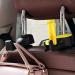 2 in 1 Car Headrest Hook with Phone Holder Seat Back Hanger for Bag Handbag Purse Grocery Cloth Foldble Clips Organizer (Color : B) (C) - Buy Online on GoSupps.com