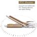 3 Barrel Hair Curler 25mm - Adjustable Temperature Hair Waver Curling Iron for Long or Short Hair Styling - Large Wave Ceramic Crimpers - Gold - Buy Online on GoSupps.com